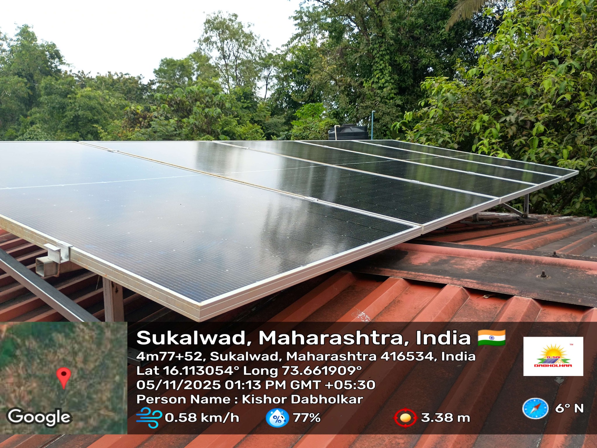 Rooftop solar panels in Sindhudurg